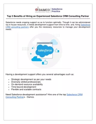 top 5 benefits of hiring an experienced
