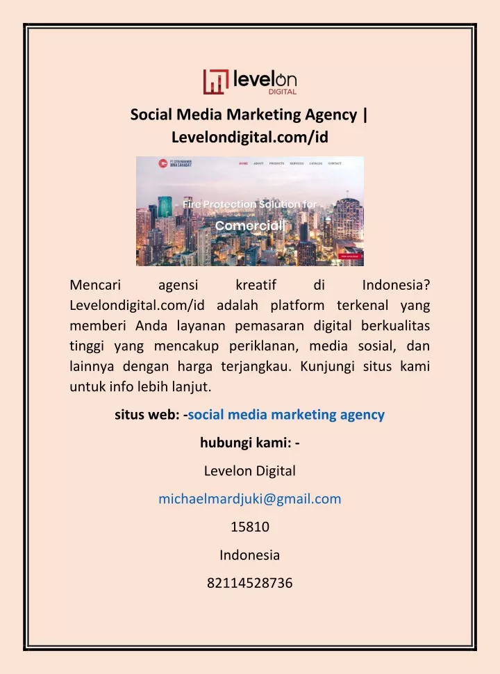 social media marketing agency levelondigital