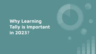 Importance of Tally Training course in 2023