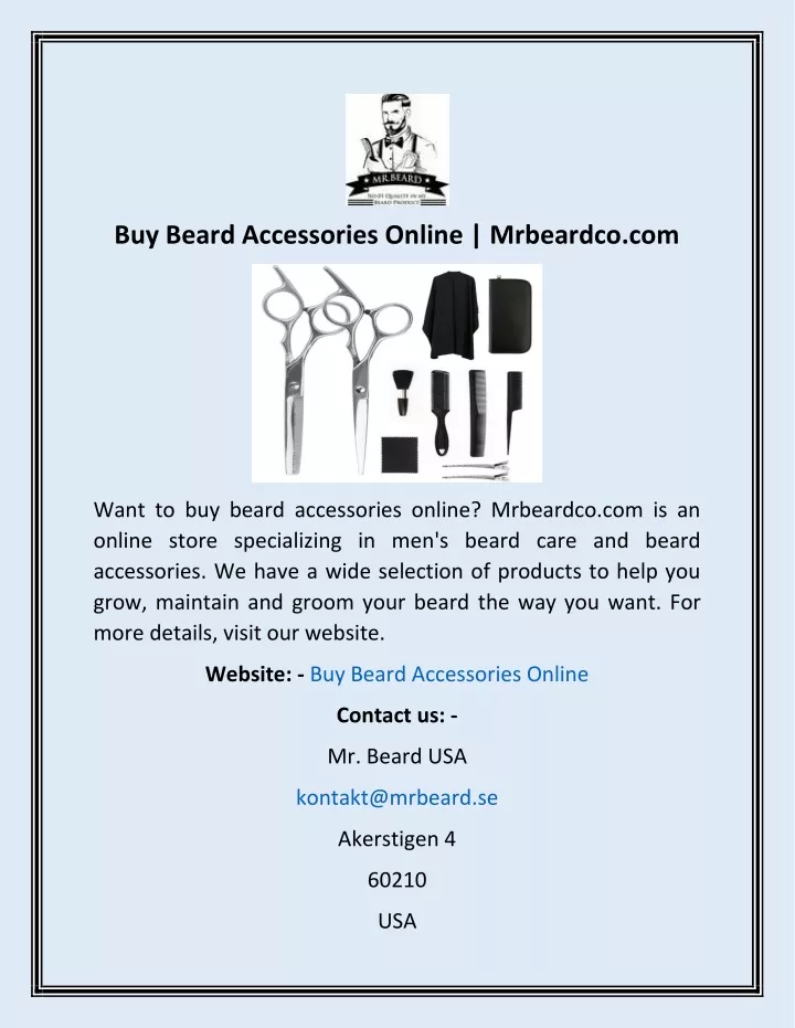 buy beard accessories online mrbeardco com