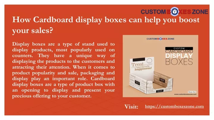 how cardboard display boxes can help you boost your sales