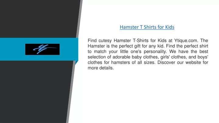 hamster t shirts for kids