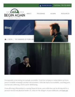 THE DANGERS OF PORN ADDICTION AND HOW TO GET HELP