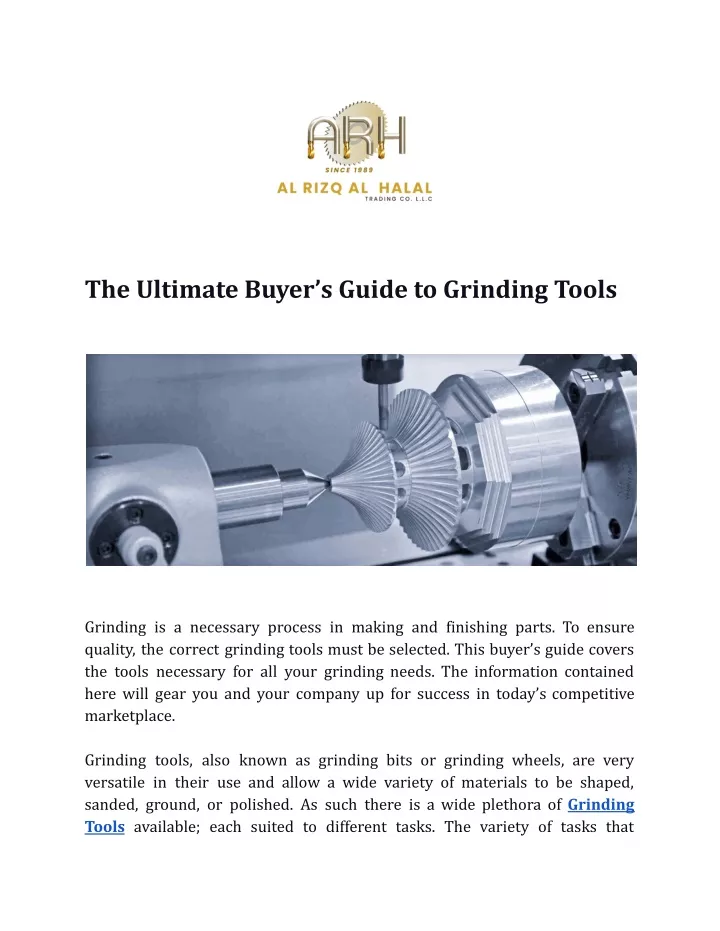 the ultimate buyer s guide to grinding tools