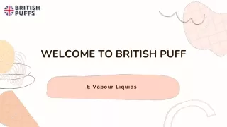 E Vapour Liquids
