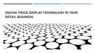 digital price display technology in your retail business