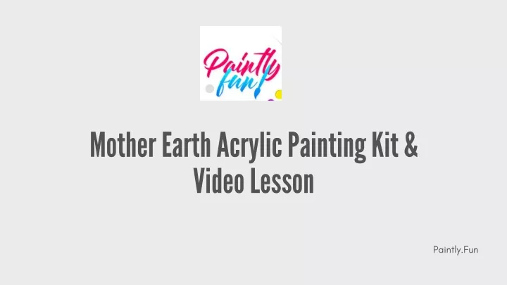 mother earth acrylic painting kit video lesson
