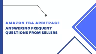 Amazon FBA Arbitrage Answering Frequent Questions From Sellers
