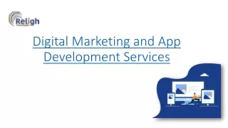 digital marketing and app development services