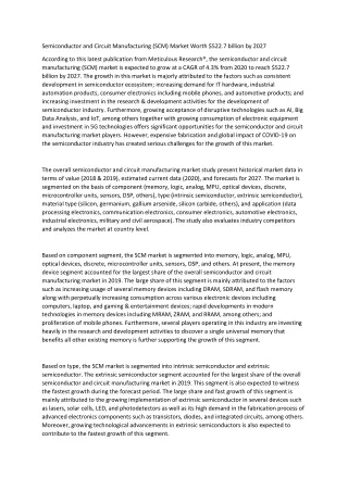 semiconductor and circuit manufacturing