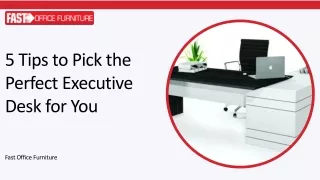 5 Tips to Pick the Perfect Executive Desk for You | Fast Office Furniture