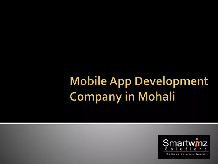 mobile app development company in mohali