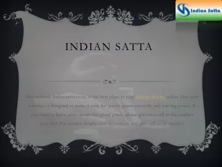 Indian Matka