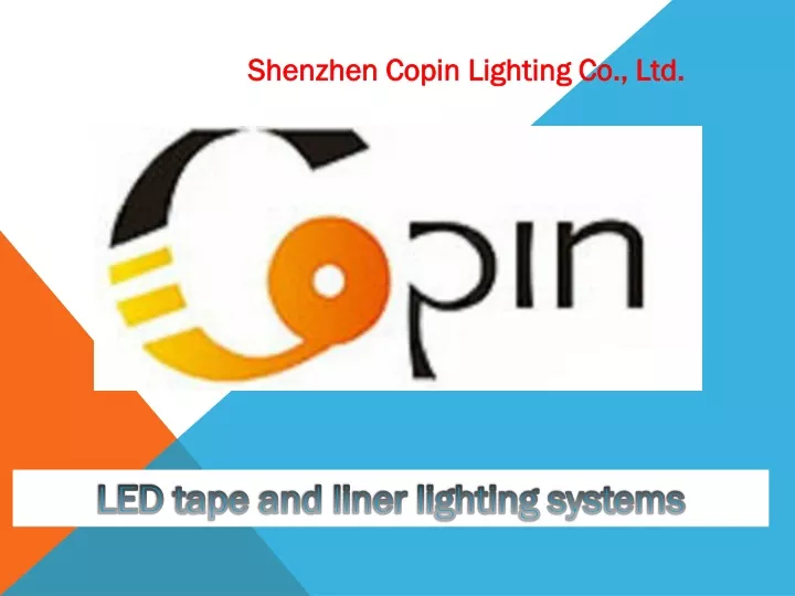 shenzhen copin lighting co ltd