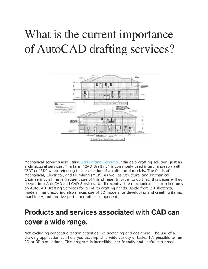 what is the current importance of autocad