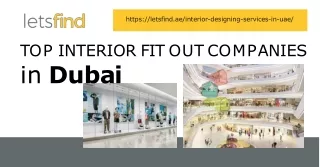 Hire The Affordable And The Top Interior Fit Out Companies in Dubai – Visit Lets