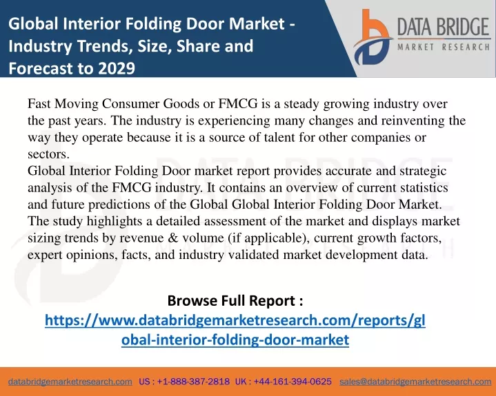 global interior folding door market industry