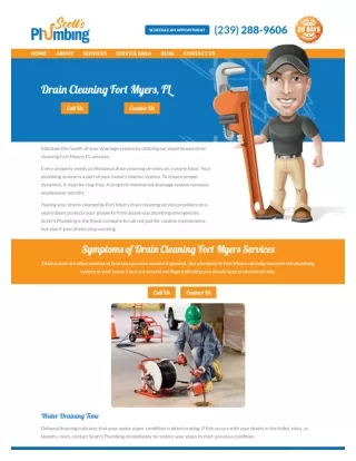Drain Cleaning Fort Myers
