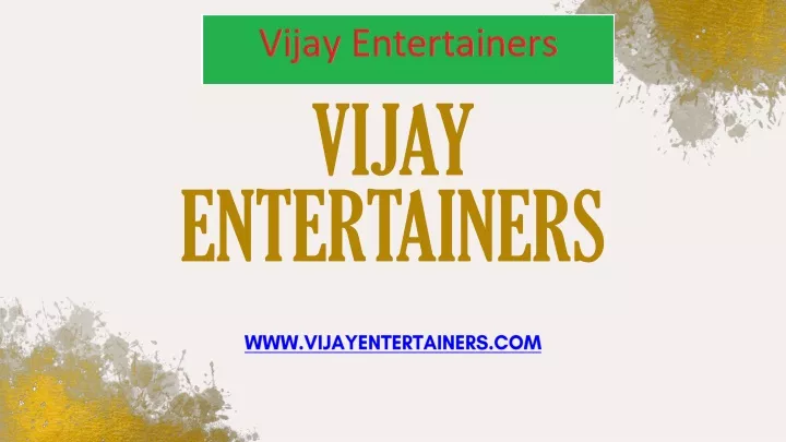 vijay entertainers