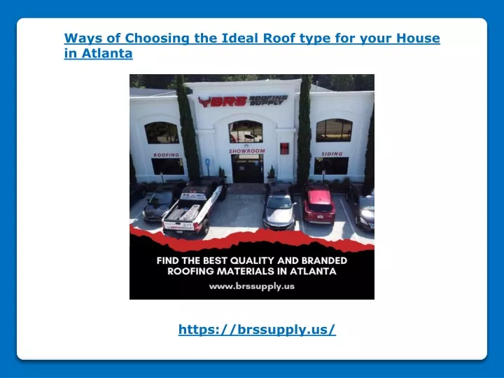 ways of choosing the ideal roof type for your