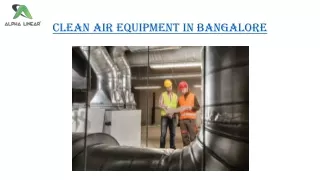 Clean Room Equipment Manufacturer