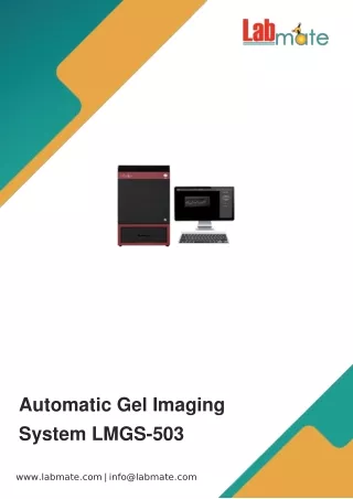 automatic gel imaging system lmgs 503