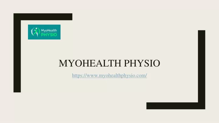 myohealth physio