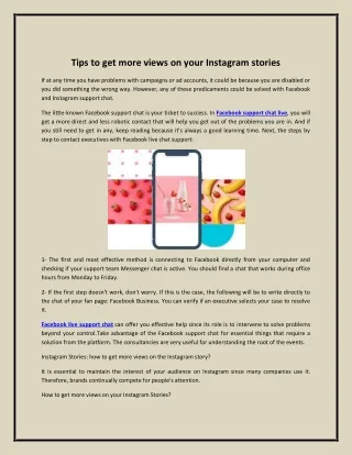 Tips to get more views on your Instagram stories