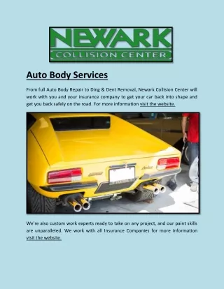 auto body services