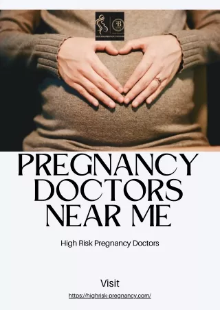 Pregnancy Doctors near me