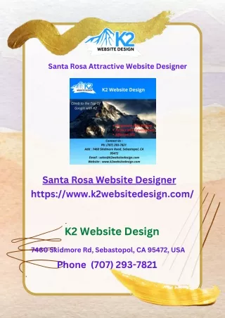 santa rosa attractive website designer