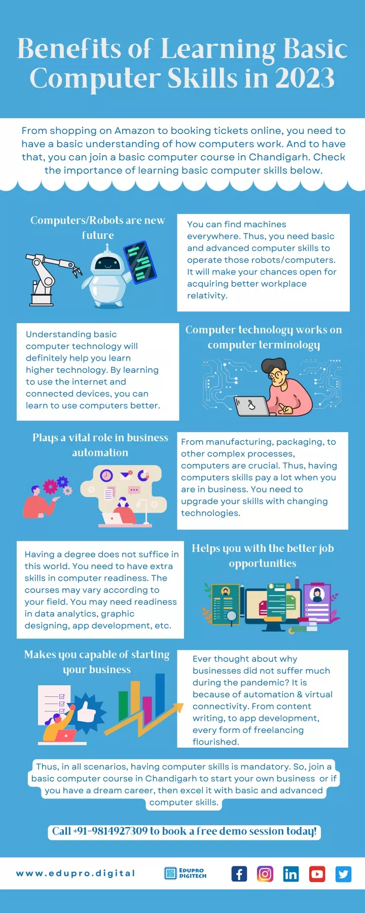 benefits of learning basic computer skills in 2023