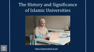 The History and Significance  of Islamic Universities