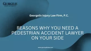 Reasons Why You Need A Pedestrian Accident Lawyer On Your Side