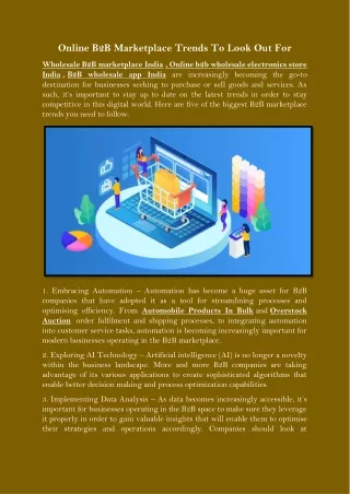 online b2b marketplace trends to look out for