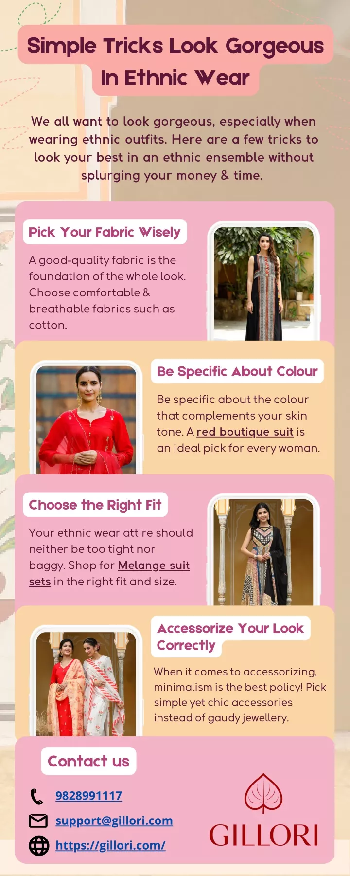 simple tricks look gorgeous in ethnic wear