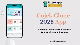 Gojek Clone 2023 Super App