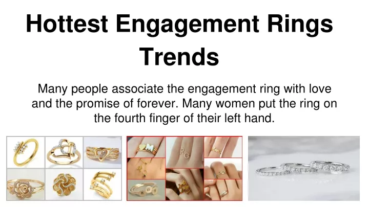 hottest engagement rings trends