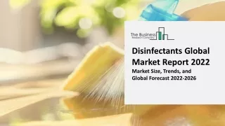 disinfectants global market report 2022 market