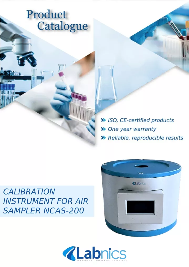 calibration instrument for air sampler ncas 200