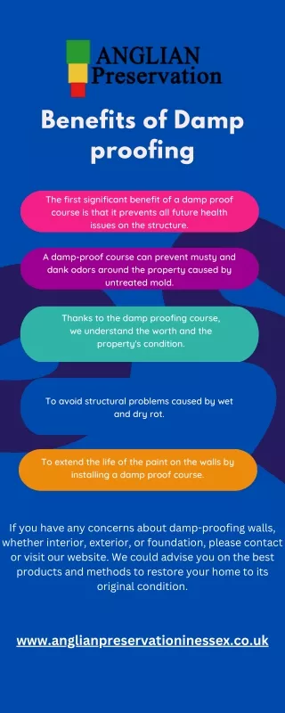 Benefits Of Damp proofing Essex