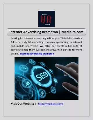 internet advertising brampton mediaira com