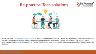 be practical tech solutions