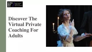 Discover The Virtual Private Coaching For Adults