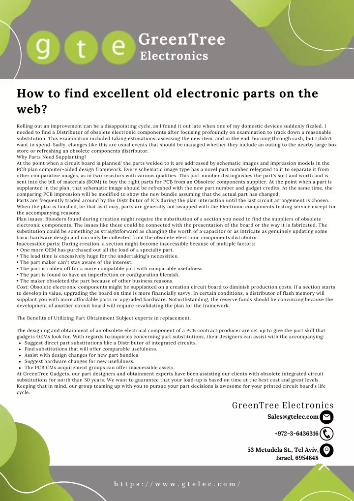 greentree electronics