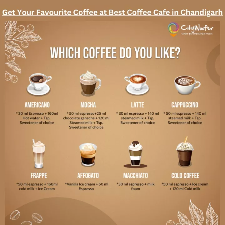 get your favourite coffee at best coffee cafe