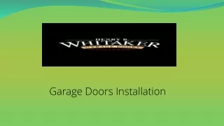 Custom Garage Doors