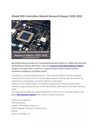 global ssd controllers market research report