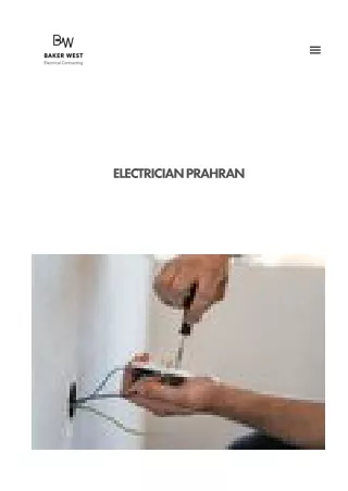 Electrician Prahran