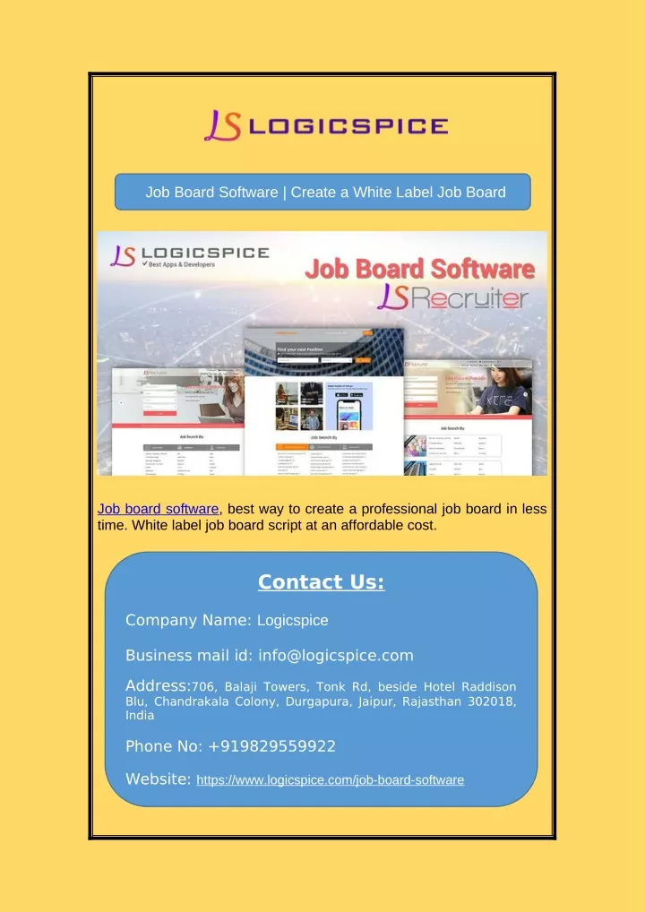 job board software create a white label job board
